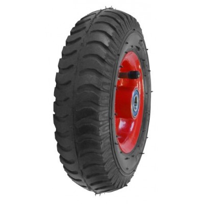 Колесо пневматическое 225х62 (2,50-4) ось 20/75 (764-2.50-4-2PR)(мет.д., пн.) Fm Lk С б/оси