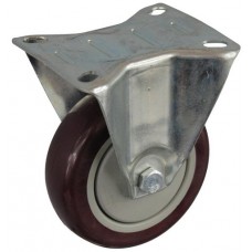 Колесо А 125 (003-061-125) с кронштейном пластик/полиуретан