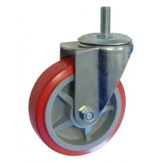 Колесо А 200 (014-210-200) с кронштейном поворотным пластик/полиуретан болт М16