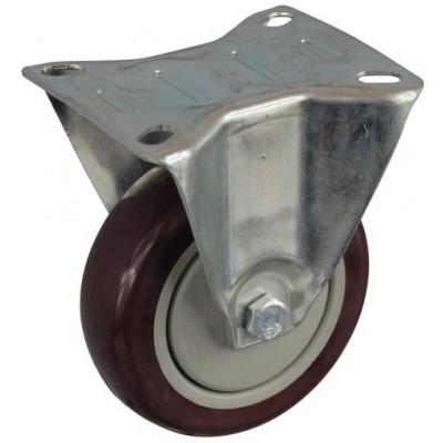 Колесо А 100 (003-060-100) с кронштейном пластик/полиуретан