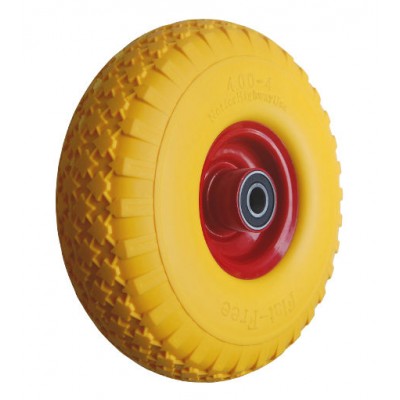 Колесо PU 275x87 (3.50-4) ось 20x75 (000-404-275) Fm Lk 2x6204RS С КНР