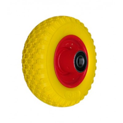 Колесо PU 225х62 (2,50-4) ось 20x98 (000-405-225) (мет.д.) 2x6204 RS РП