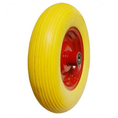 Колесо PU 375х87 (3.50-8)ось 20х110 (000-414-375) (мет.д) 2x6204 RS С КНР