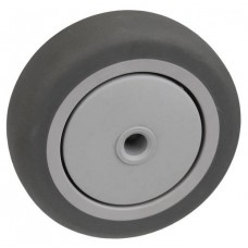 Колесо 125x32 ось 10x40 (000-063-125) пластик/TPR Lk