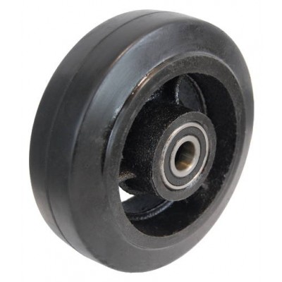 Колесо 200x50 ось 17x60 (000-240-200) чугун/резина Lk