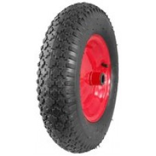 Колесо пневматическое 400х100 (4,00-8) ось 12/100 (966-4.00-8-2PR) (мет.д., пн.) Fm Lk C б/оси