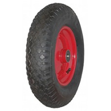 Колесо пневматическое 400х100 (4,00-8) ось 20/75 (951-4.00-8-4PR) (мет.д., пн.) Fm Lw C б/оси