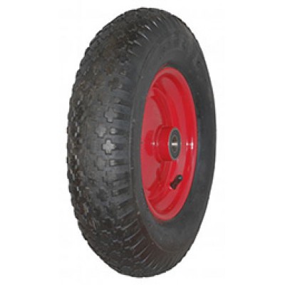 Колесо пневматическое 400х100 (4,00-8) ось 12/90 (961-4.00-8-2PR DT) (мет.д., пн.) Fm Lk C б/оси