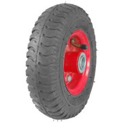 Колесо пневматическое 275х87 (3,50-4) ось 12/75 (837-3.50-4-2PR) (мет.д., пн.) Fm Lk C б/оси