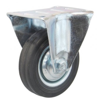 Колесо А 75 (003-001-075) с кронштейном металл/резина