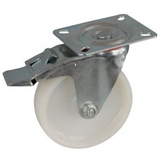 Колесо А 100 (002-020-100) с кронштейном поворотным полиамид с втулкой с тормозом