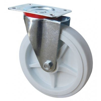 Колесо А 200 (001-040-200) с кронштейном поворотным полипропилен