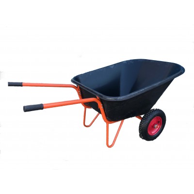 Тачка БАРМ 240 л двухколесная (литая резина)