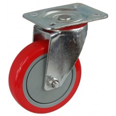 Колесо C 75 (101-061-075) с кронштейном поворотным пластик/полиуретан