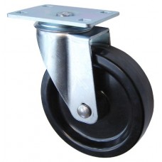 Колесо F 125 (201-049-125) с кронштейном поворотным бакелит