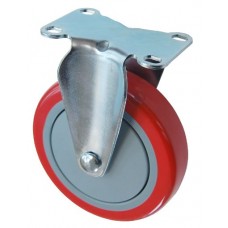 Колесо F 75 (203-061-075) с кронштейном пластик/полиуретан