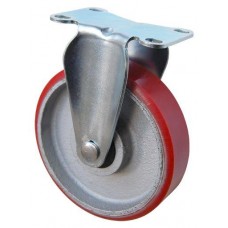 Колесо F 125 (203-080-125) с кронштейном чугун/полиуретан