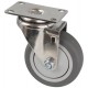 Колеса типа FI (нержавеющая сталь) пластик/TPR