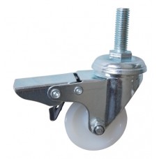 Колесо G 50 (265-020-050) с кронштейном поворотным полиамид с втулкой болт М10 с тормозом