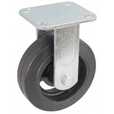 Колесо SA 125 (303-240-125) с кронштейном чугун/резина