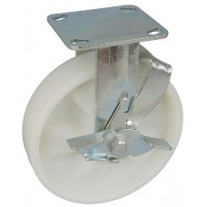 Колесо SA 150 (304-030-150) с кронштейном полиамид с шариковым подшипником с тормозом