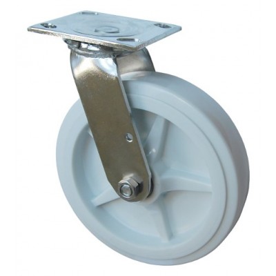Колесо SI 200 (311-040-200) с кронштейном поворотным полипропилен